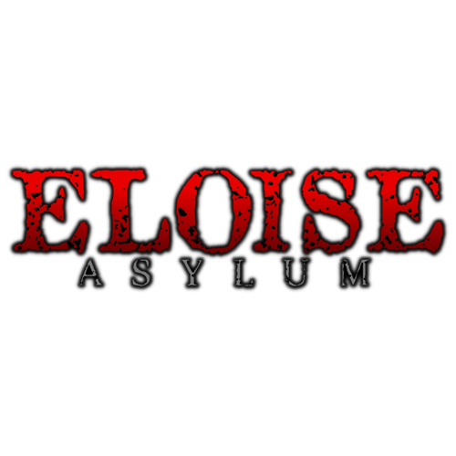 A red and black logo for Eloise Asylum.