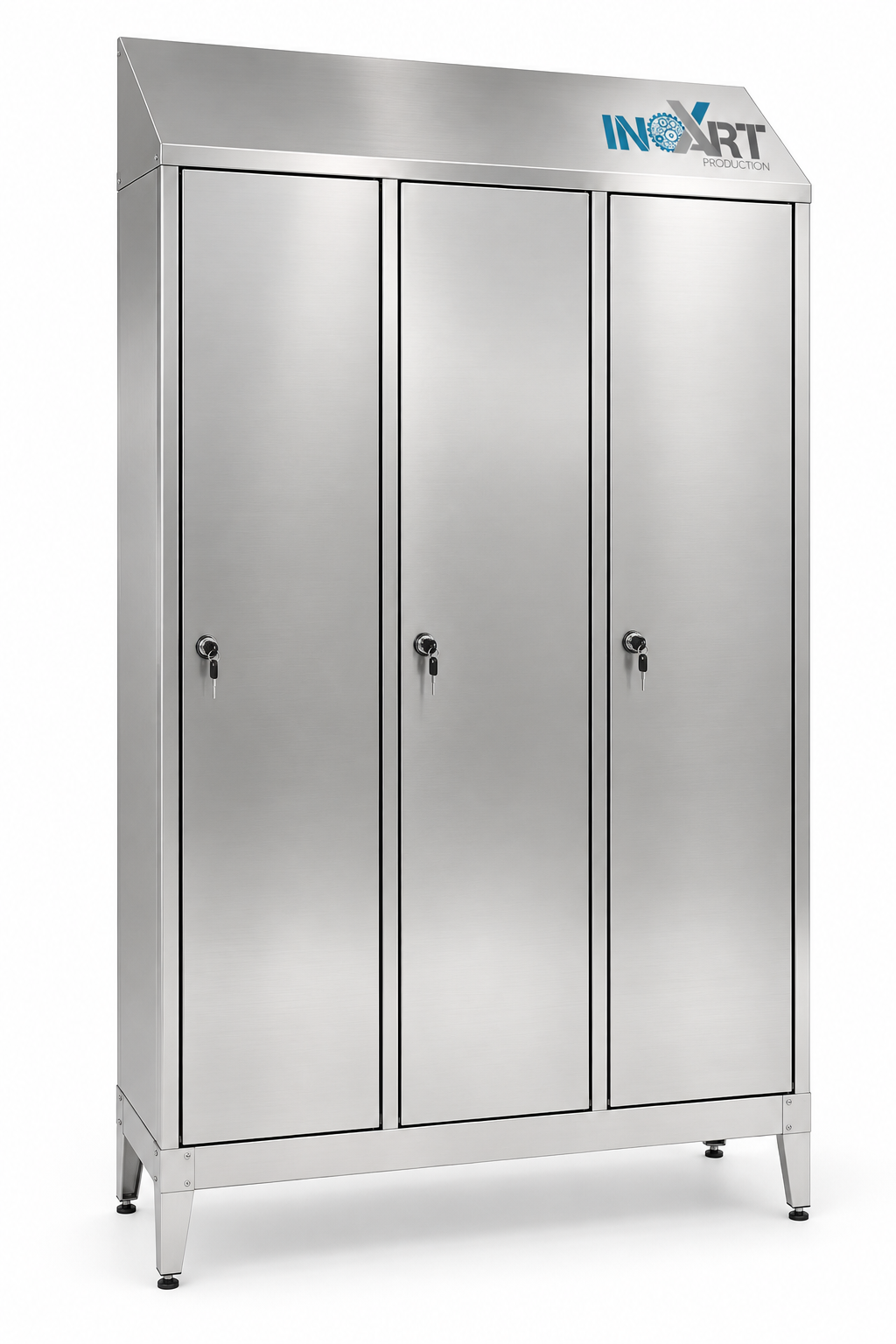 Armadio spogliatoio in acciaio inox