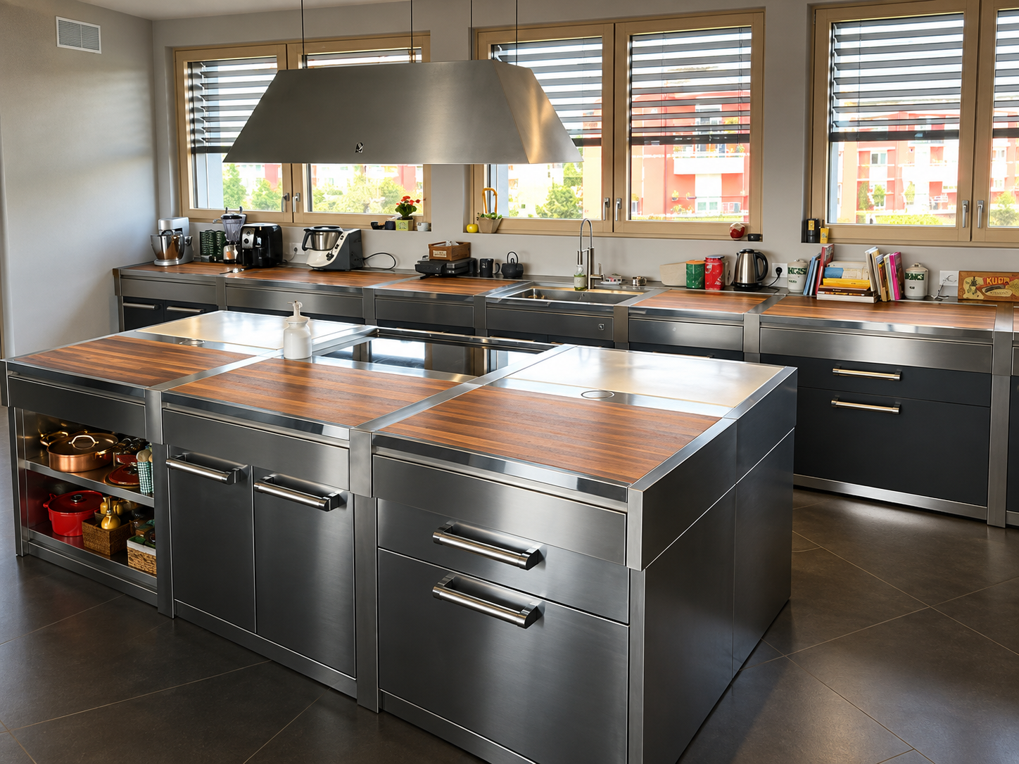 Cucine in acciaio inox su misura