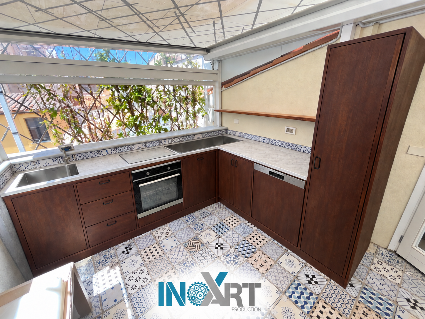cucina in Corten