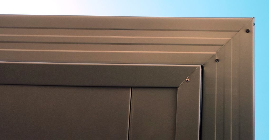 6 Inch Seamless Box Gutter with 4x4 Box Downspouts in The Pinery Colorado