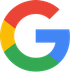 Google logo in red, yellow, green, and blue on a white background