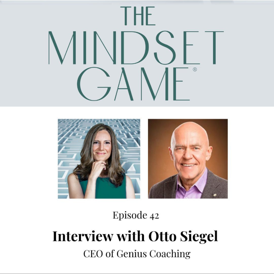 Podcast episode graphic: Host and guest, with text 