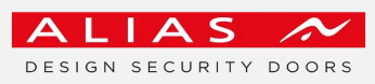 Logo ALIAS con banner rosso e slogan grigio