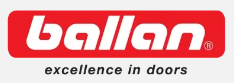 Logo Ballan in rosso e bianco con lo slogan
