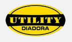 Logo Utility Didiara in un ovale nero su sfondo ovale giallo.