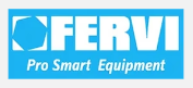 Logo FERVI blu con la scritta
