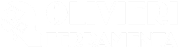 Logo OLIVIERI Ferramenta in bianco su sfondo verde con icona stilizzata di un attrezzo.