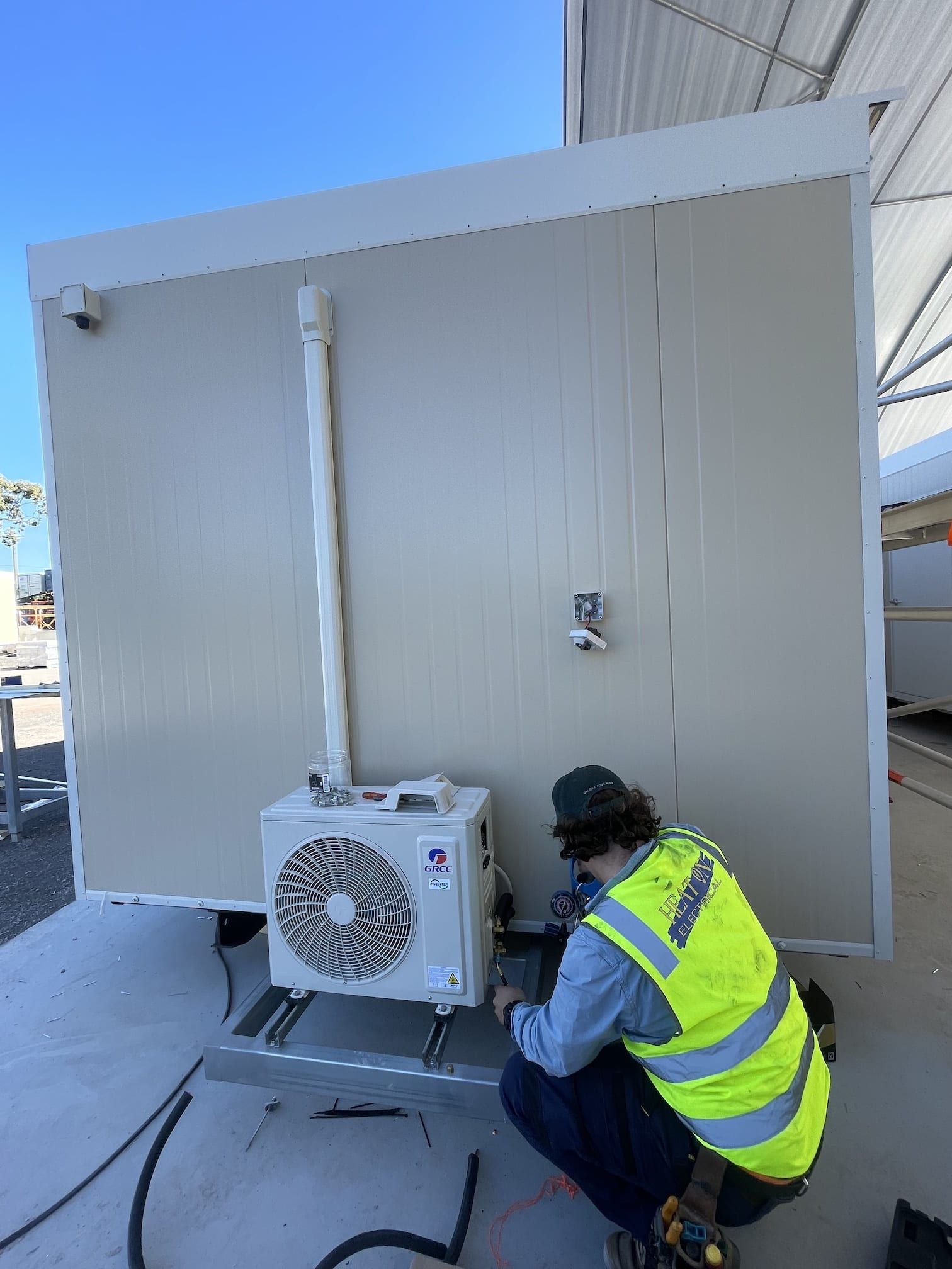 Air conditioner installation in