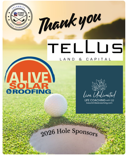 Thank you to our Celebrity Golf Event sponsors