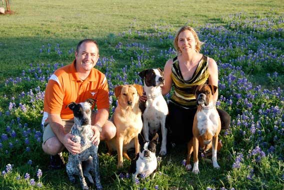 Owner and their 5 dogs - Bastrop, TX - K9 Mastery Owner and their 5 dogs - Bastrop, TX - K9 Mastery