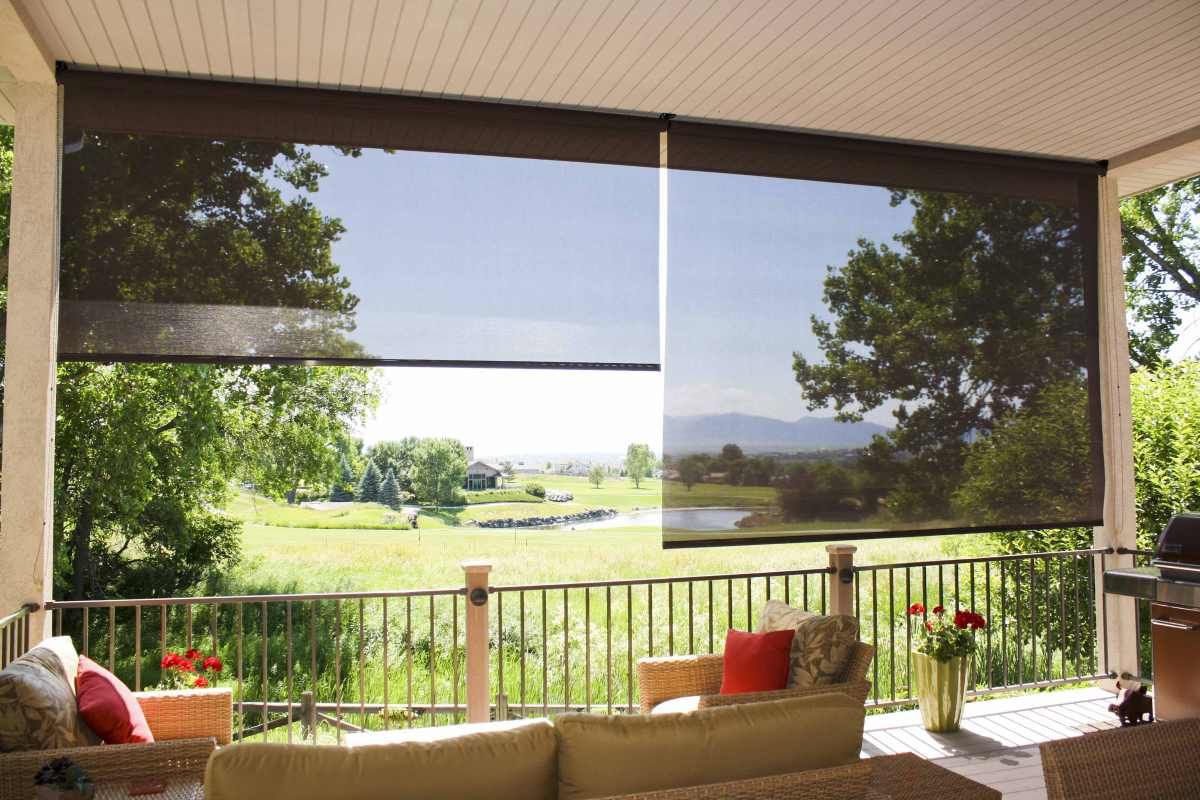 Insolroll® Oasis® 2800 Patio Shades Commercial Exterior Shades, retractable shades for business near Billings, Montana (MT)