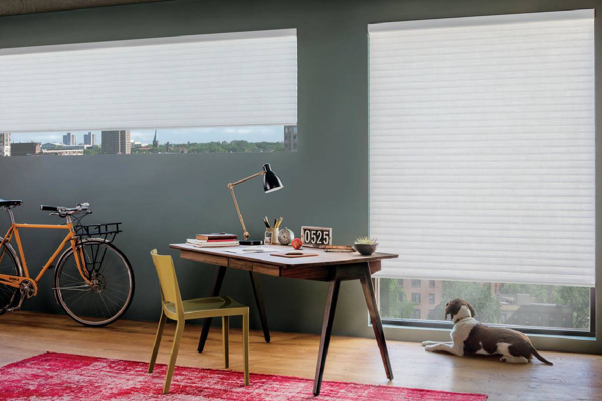 Hunter Douglas Sonnette™ Cellular Roller Shades, Roller Shades, Solar Shades, Banded Shades, near Billings, Montana (MT)