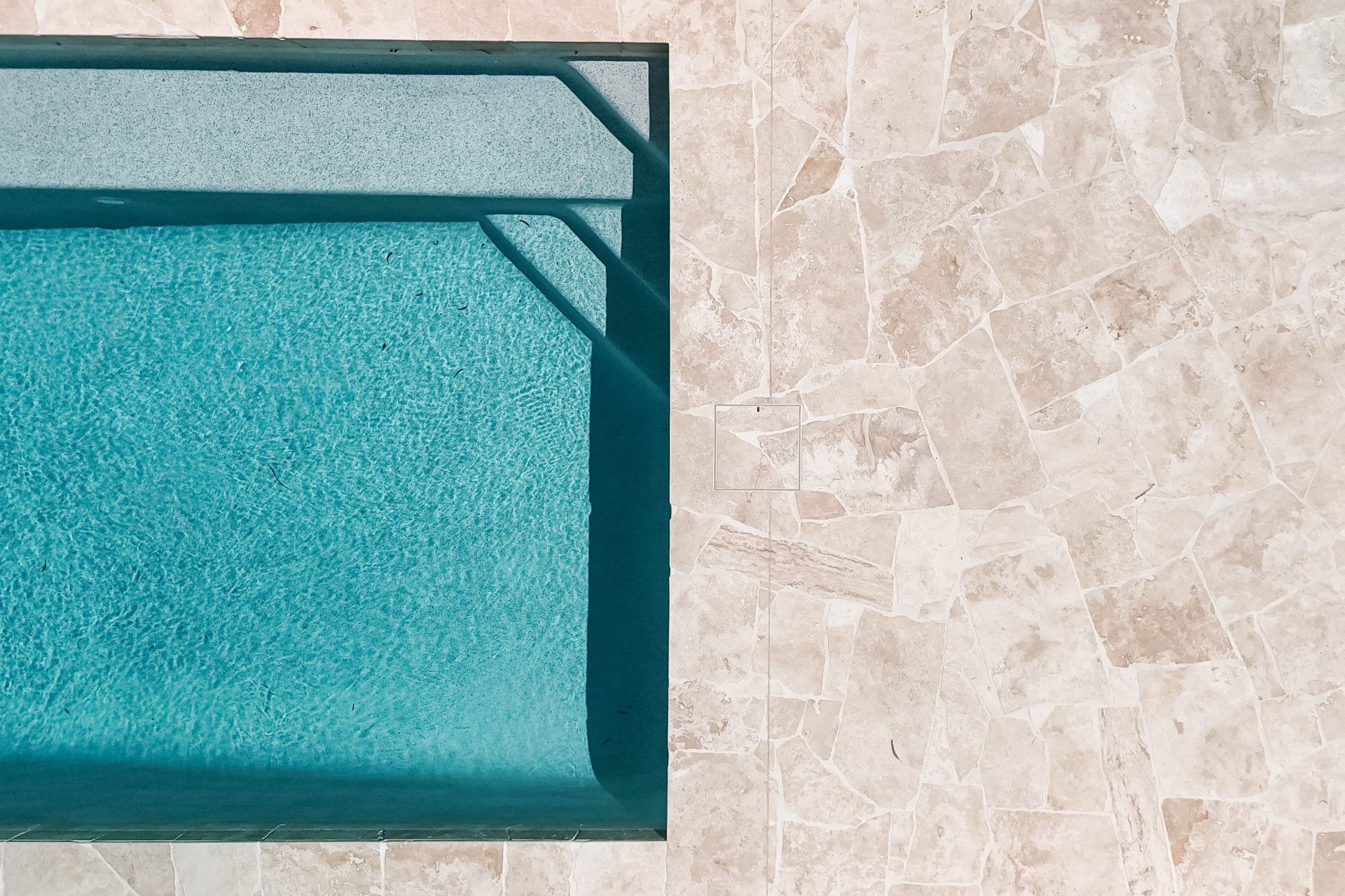 Overhead View of a Pool With Turquoise Water — Concrete Pool Projects in Gladstone Central, QLD
