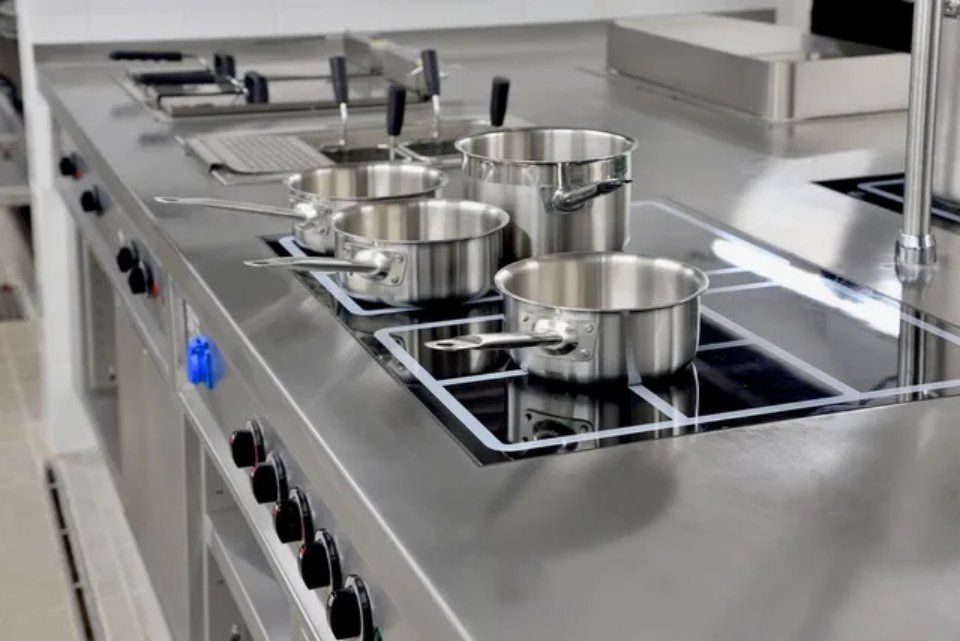 Cucina in acciaio