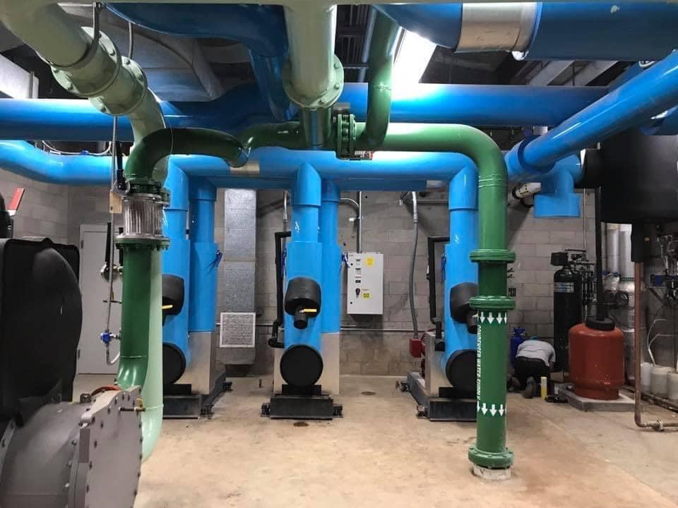 Technician Using Manometer — Winter Haven, FL — Gibson Air Conditioning