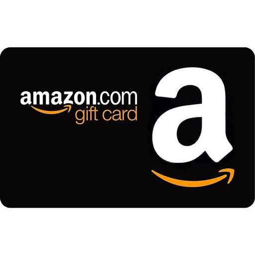 Amazon.com gift card, black with white