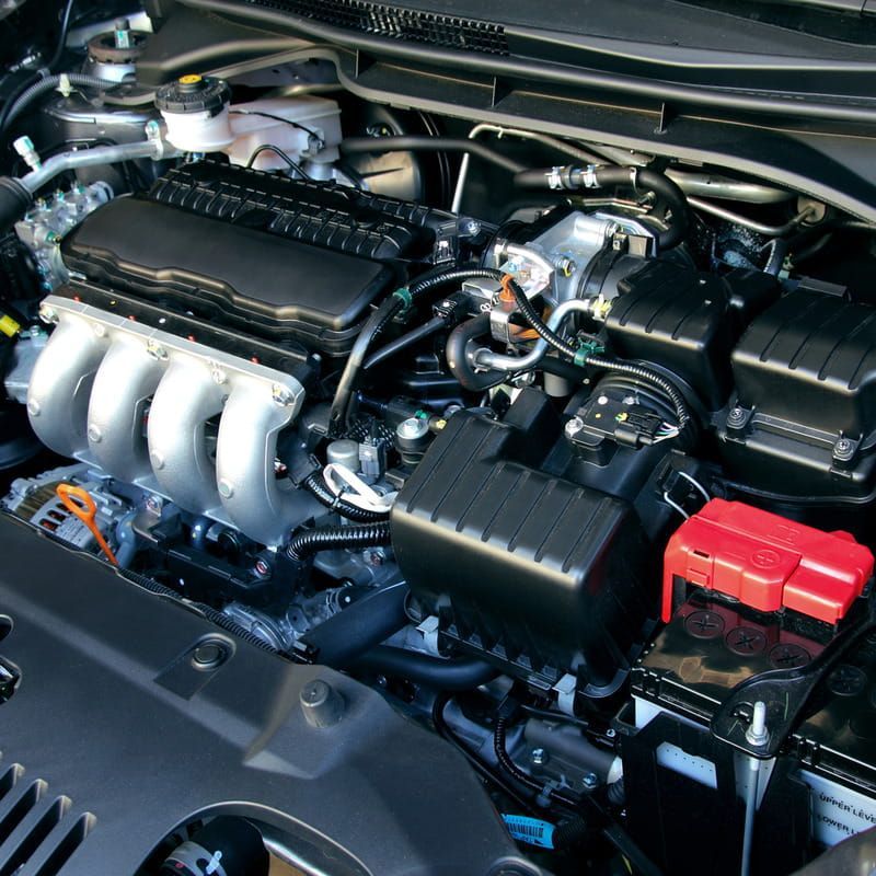 Close-up Car Battery — Mechanics in Ballarat