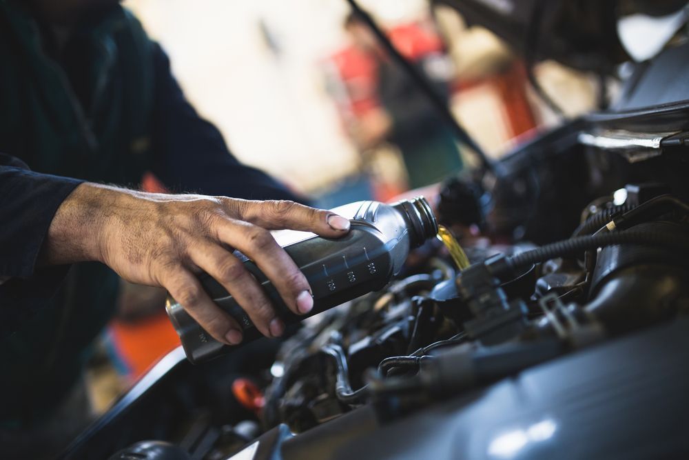 Pouring Oil — Mechanics in Ballarat