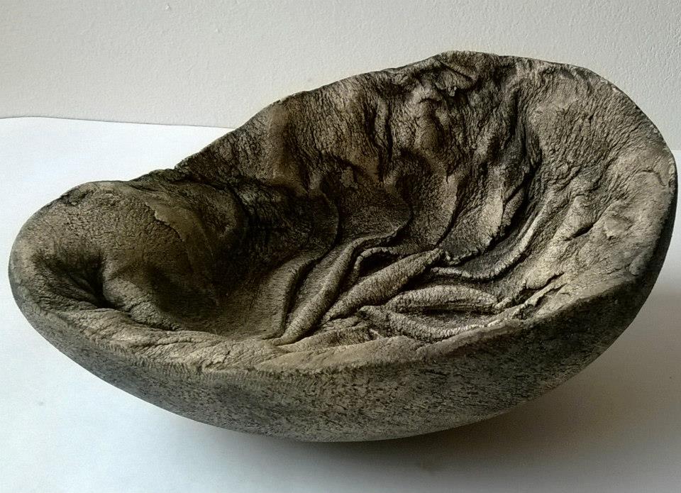 Annika Berglund, Materiality III', clay & oxides, 10x20x14cm