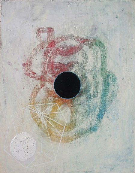 Aisling Conroy, ALTER / ALTAR, acrylic on wood, 80x100cm, 2021, Olivier Cornet Art Gallery