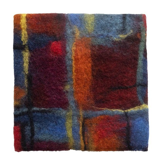 Annika Berglund, Everyday patterns I, felted woolart, olivier cornet gallery