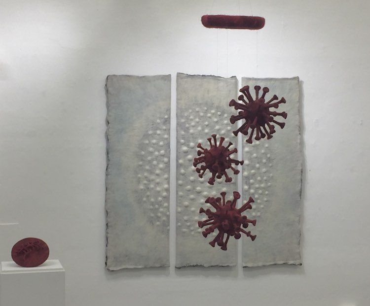 'In Danger, Who?', in situ view at the Olivier Cornet Gallery, November 2021
