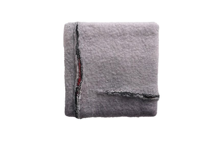 Annika Berglund, Suddenly I, felted wool (Merino wool), part of the artist's solo show Tapestry at Olivier Cornet Gallery