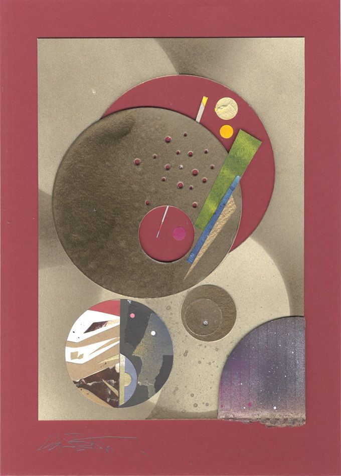 Colin Eaton, 'Cadence', papercut collage & mixed media, 42x32cm framed, part of National Heritage Week 2026