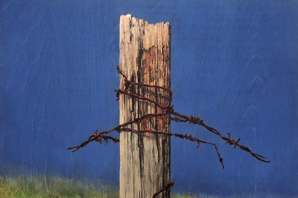 An ghaoth aniar / This too will pass II, a beautiful painting by Eoin Mac Lochlainn, part of the artist's solo show An ghaoth aniar / This too will pass, Olivier Cornet Gallery, Dublin