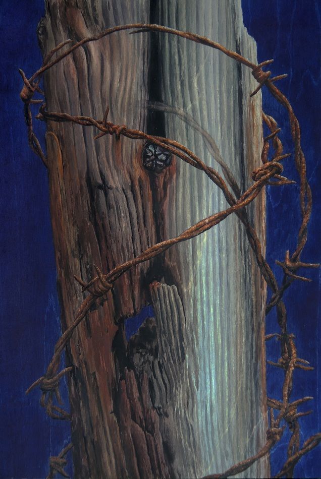 Ecce Homo after Titian, a painting by Eoin Mac Lochlainn, in response to Titian's painting Ecce Homo, part of Olivier Cornet Gallery's group show 'Ode to Giants', launching during Dublin Gallery Weekend 2025.