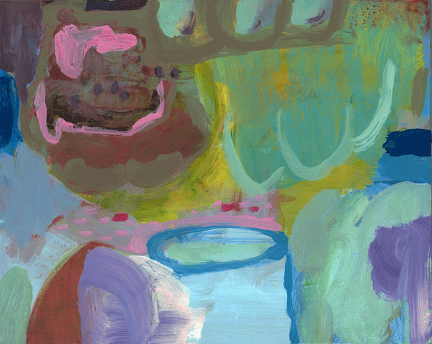 Pale tea roses, a painting by Mary A. Fitzgerald, Olivier Cornet Art Gallery, Dublin