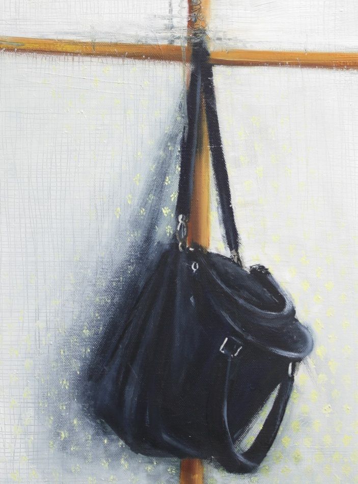 Hanging II, a painting by Miriam McConnon, part of the artist's solo show No Mirrors Left in Gaza, Olivier Cornet Gallery, August-September 2026