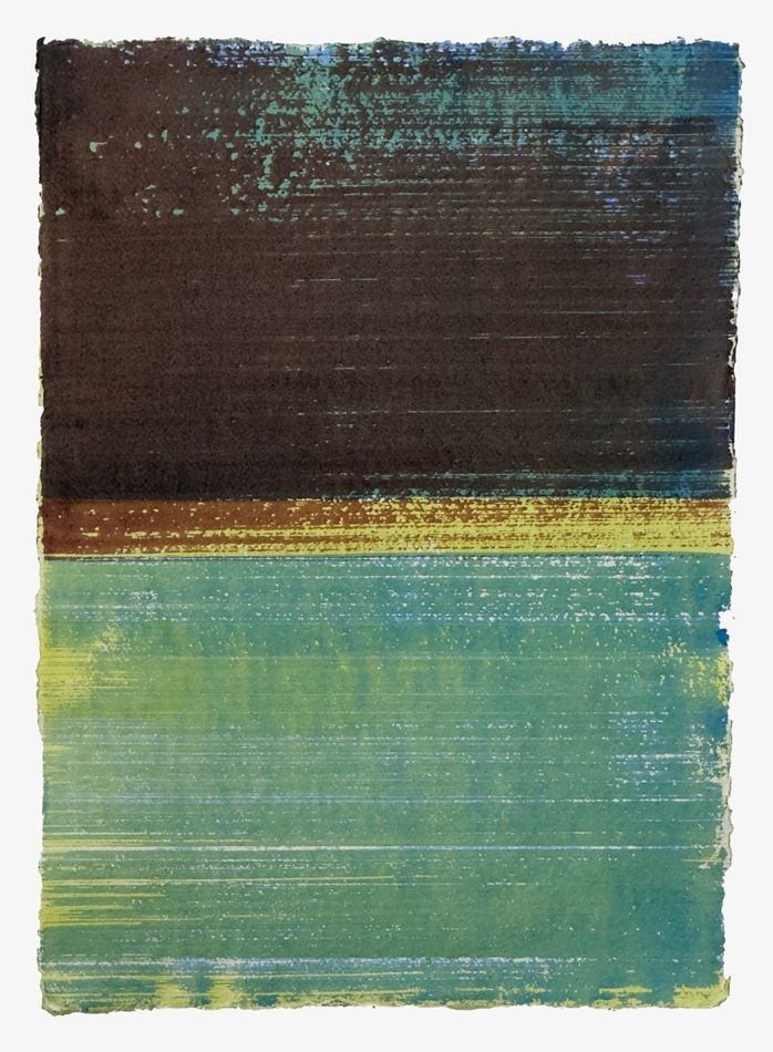 Burgundy and Celadon, a painting by Sheila Naughton, part of the artist's solo show Presence at Olivier Cornet Gallery, Dublin
