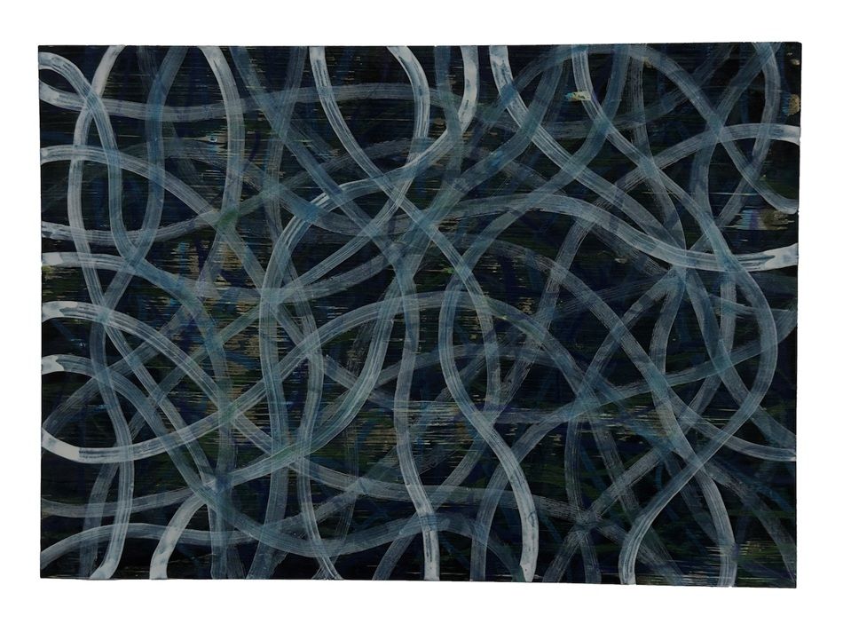 Intersect, a painting by Sheila Naughton, part of the artist's solo show Presence at Olivier Cornet Gallery, Dublin