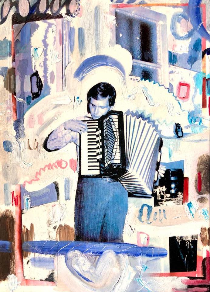 Susanne Wawra, Fischkopp mit Zerrewanst, painting, Olivier Cornet Gallery, Dublin