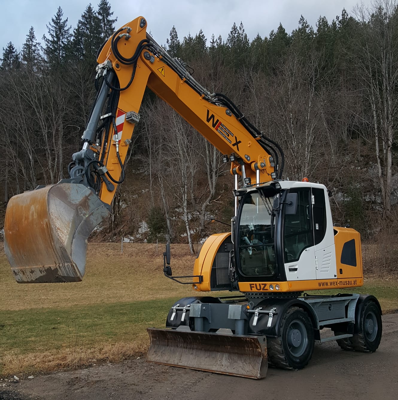 Bagger im Einsatz