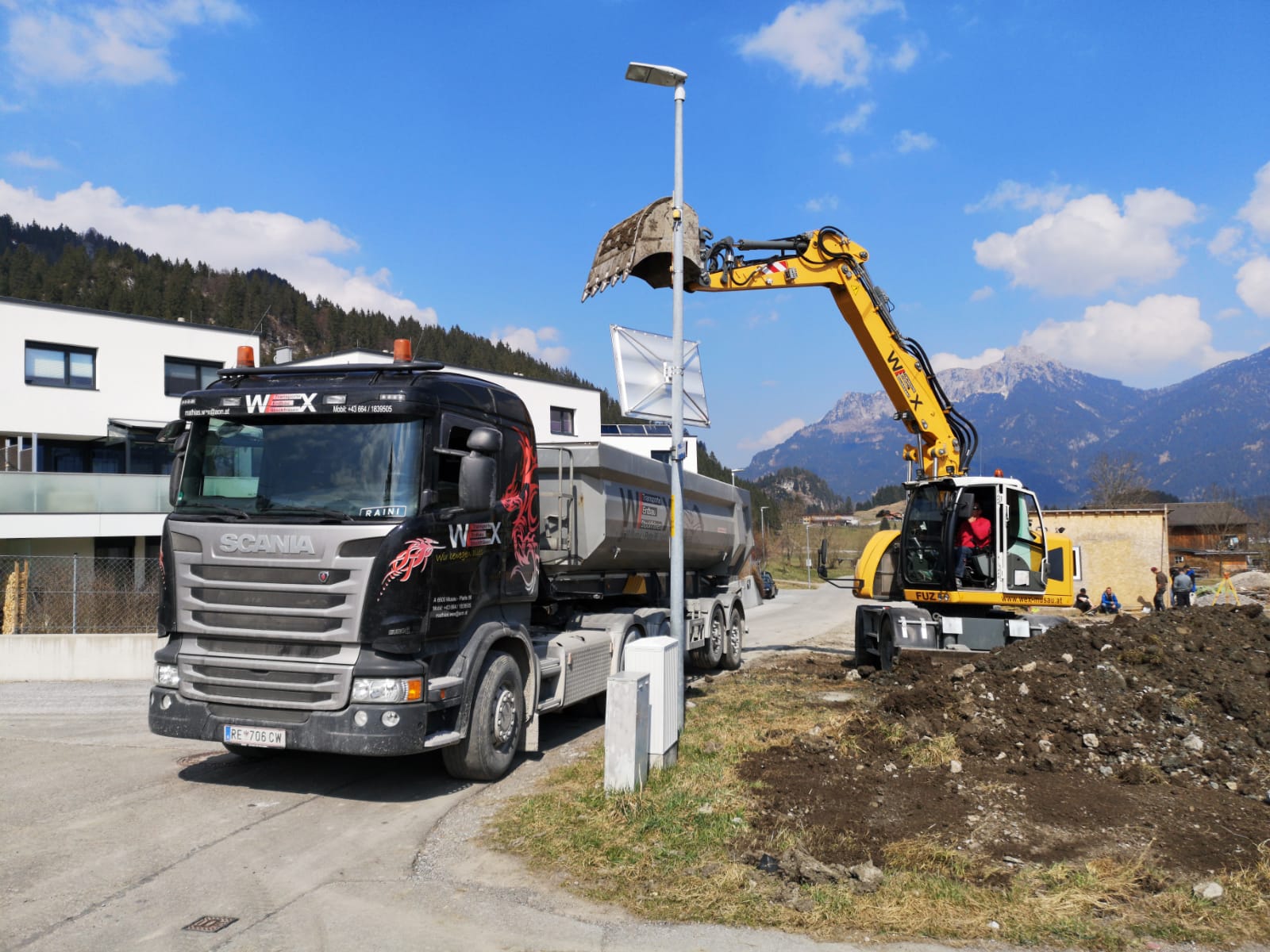 Baggerarbeiten und Erdbau