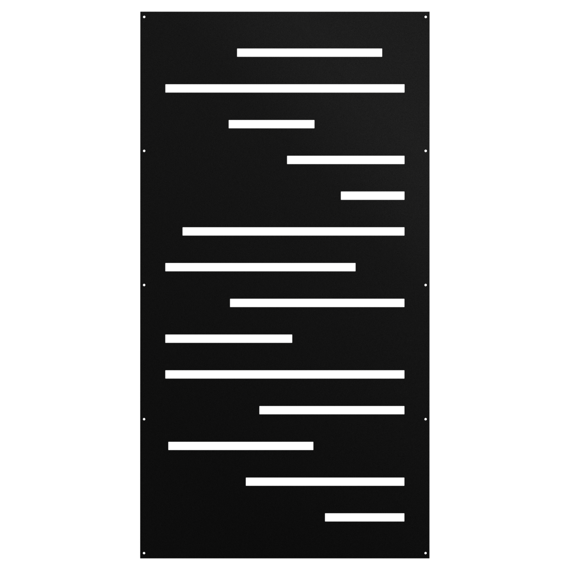 Privacy Screen from Sunbelly Blurred Lines Black