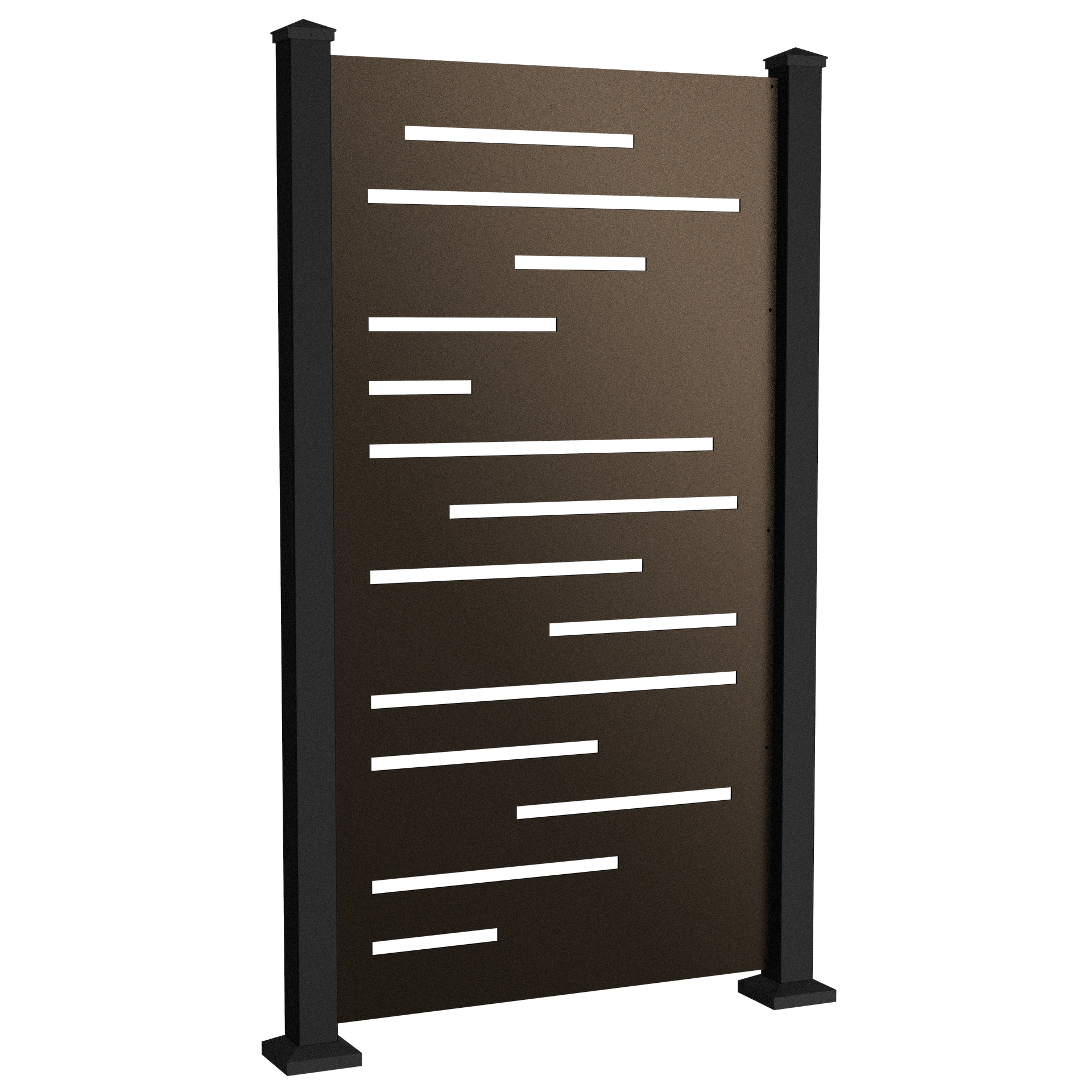 Privacy Screen from Sunbelly Blurred Lines bronze 2