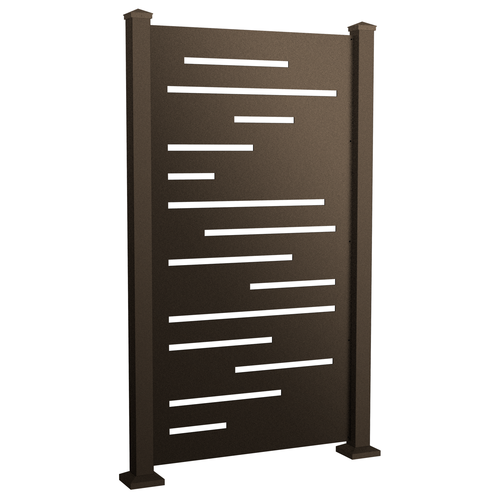 Privacy Screen from Sunbelly Blurred Lines Bronze