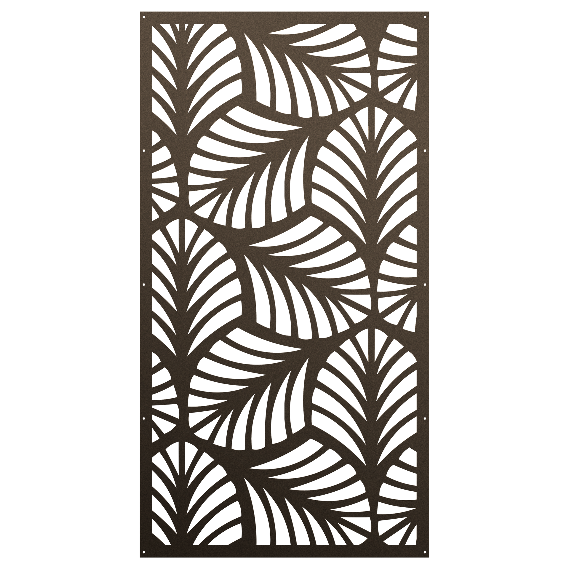 Privacy Screen from Sunbelly Palm Fronds