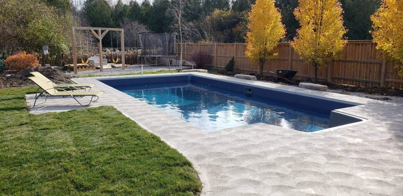 Pool Install in Grand Bend, Ontario