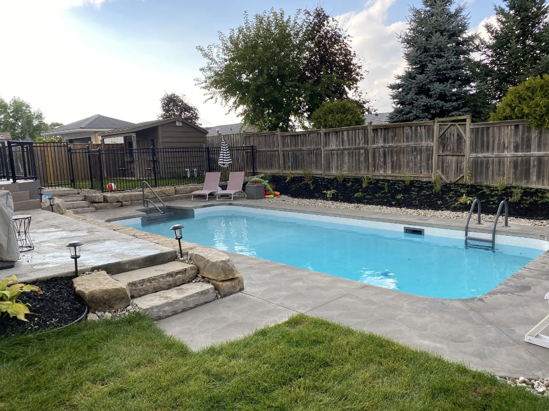 Pool Install in Sarnia, Ontario