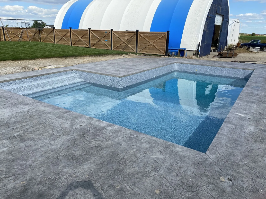 Pool Install in Granton, Ontario