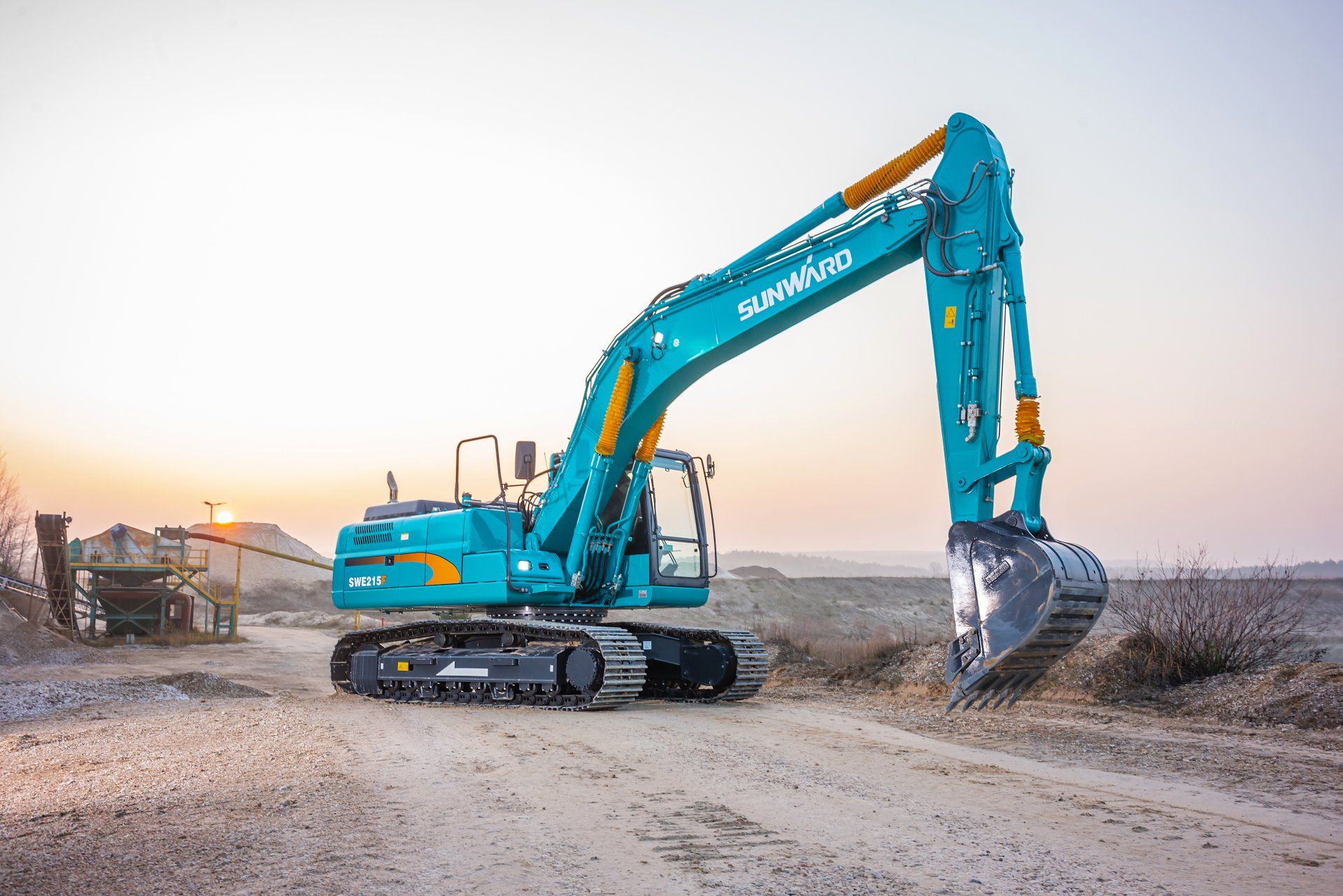sunward excavadora