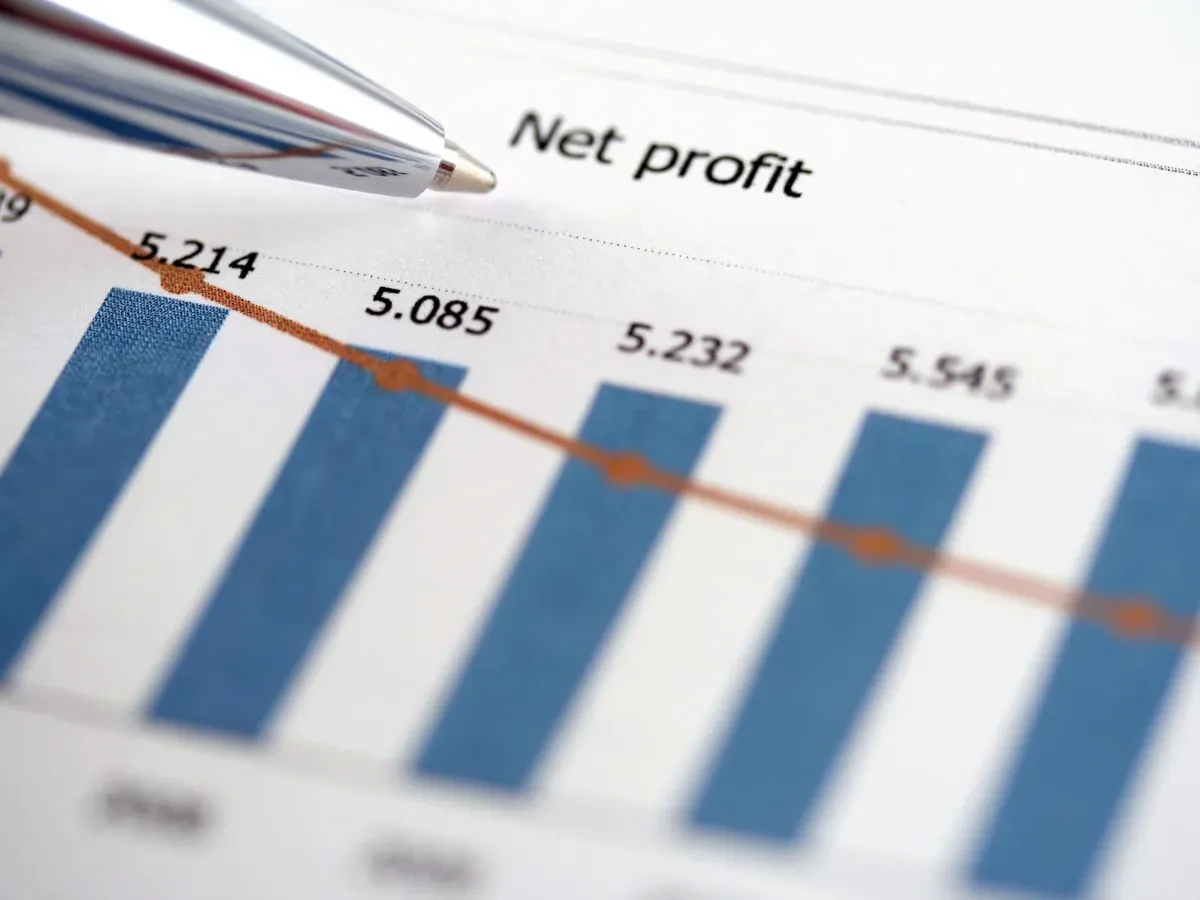 Net profit statements for the accounts of insurance companies.