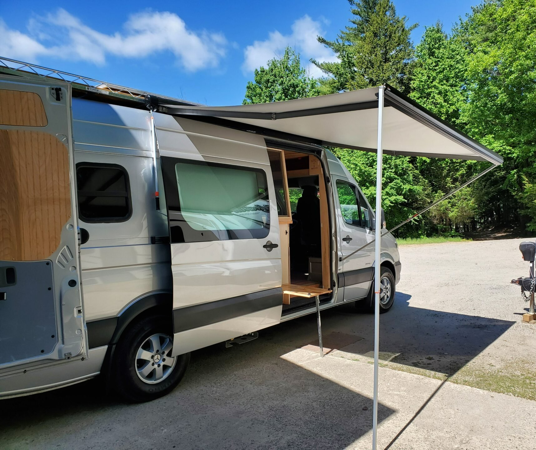 Parking The Grey Camper Van - Milton, NH - RV Service and R & L Van Builds Parking The Grey Camper Van - Milton, NH - RV Service and R & L Van Builds