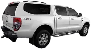 A White Ford Ranger With a Canopy on Top of It — TJM Rockhampton in Rockhampton City, QLD