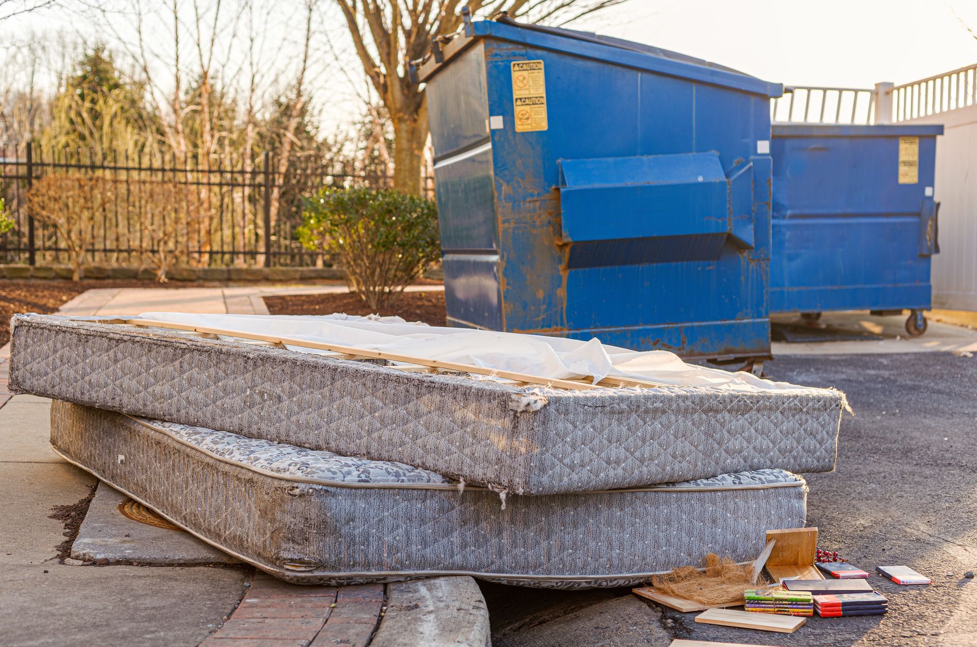 Junk furniture from decluttering